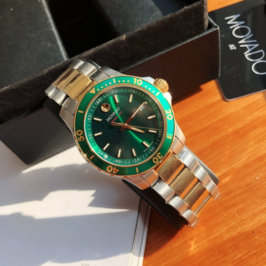 愛因斯坦鐘愛的品牌Movado Series800石英潛水夜光復刻腕錶-高仿錶 愛因斯坦鐘愛的品牌Movado Series800石英潛水夜光復刻腕錶-高仿錶