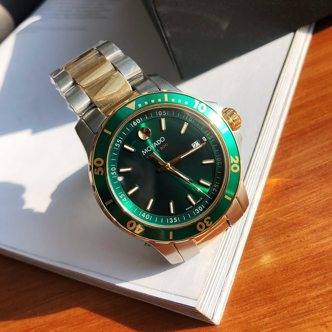 愛因斯坦鐘愛的品牌Movado Series800石英潛水夜光復刻腕錶-高仿錶 愛因斯坦鐘愛的品牌Movado Series800石英潛水夜光復刻腕錶-高仿錶