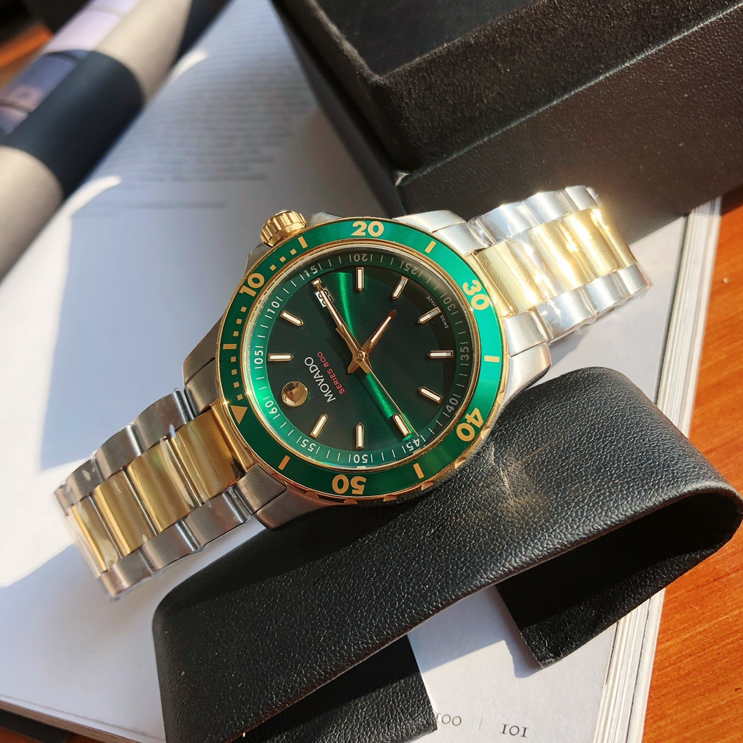 愛因斯坦鐘愛的品牌Movado Series800石英潛水夜光復刻腕錶-高仿錶 愛因斯坦鐘愛的品牌Movado Series800石英潛水夜光復刻腕錶-高仿錶