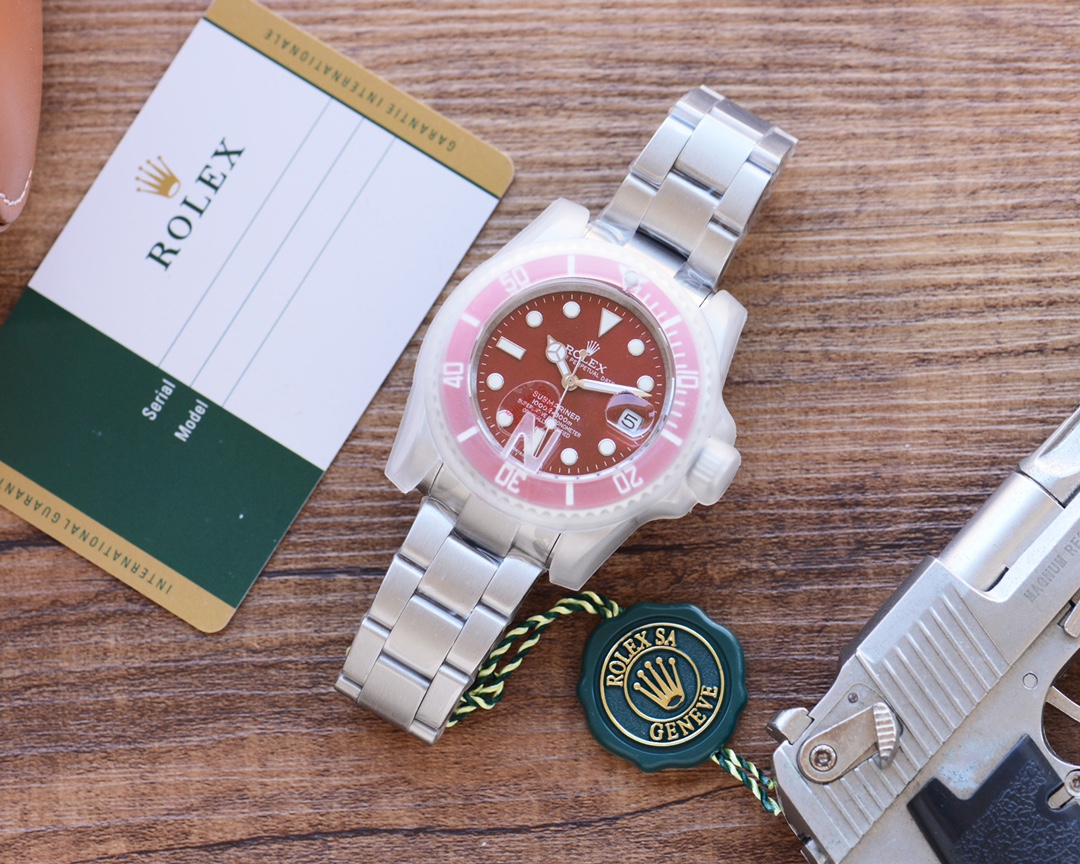 勞力士－ROLEX 高仿水鬼繫列－男士機械腕錶-高仿錶