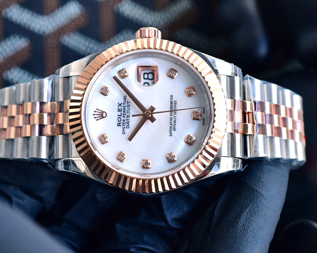 頂級高端貨 一卡一碼 高仿錶勞力士日誌型41繫列-高仿錶