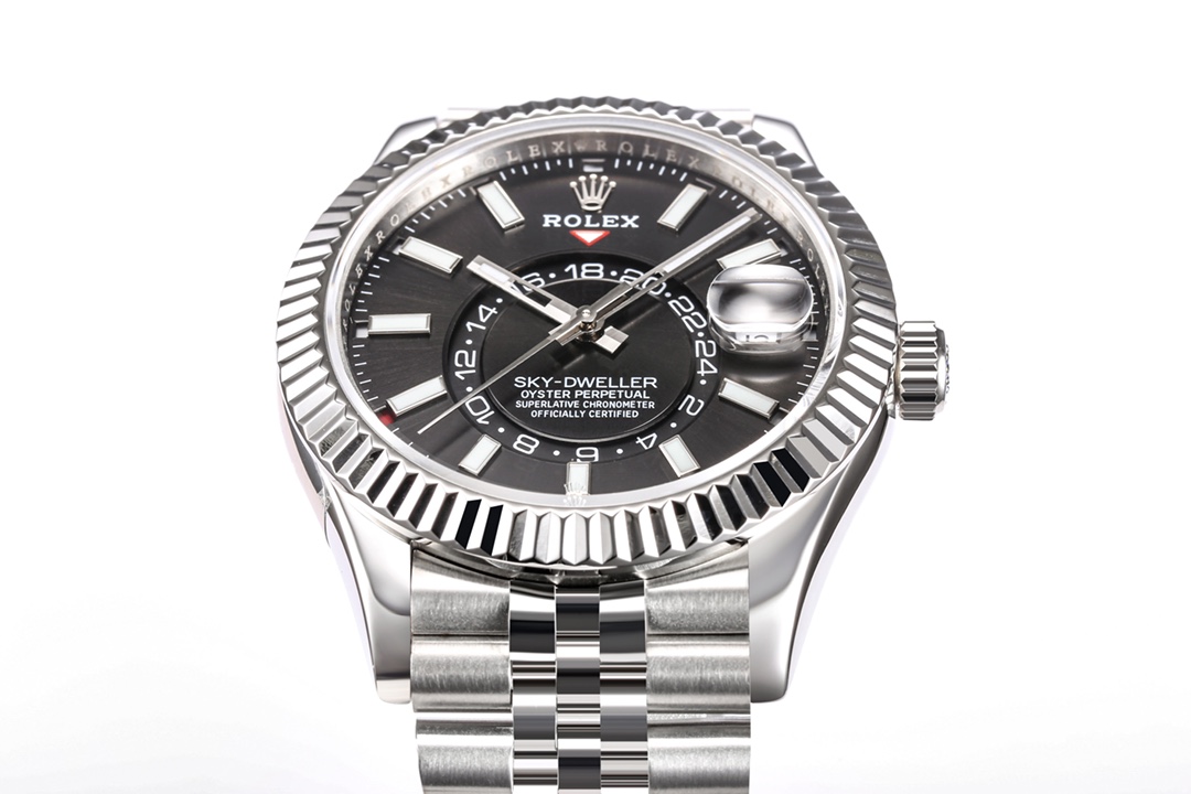 勞力士Rolex Sky-Dweller 一比一黑盤天行者-高仿錶 勞力士Rolex Sky-Dweller 一比一黑盤天行者-高仿錶