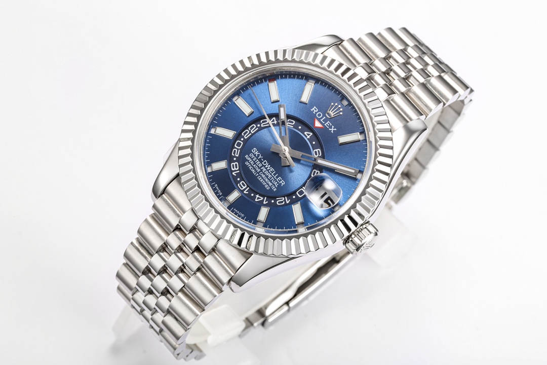 勞力士Rolex Sky-Dweller 高仿錶藍盤天行者-高仿錶 勞力士Rolex Sky-Dweller 高仿錶藍盤天行者-高仿錶